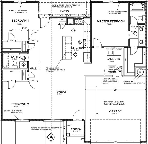 Denali floor plan