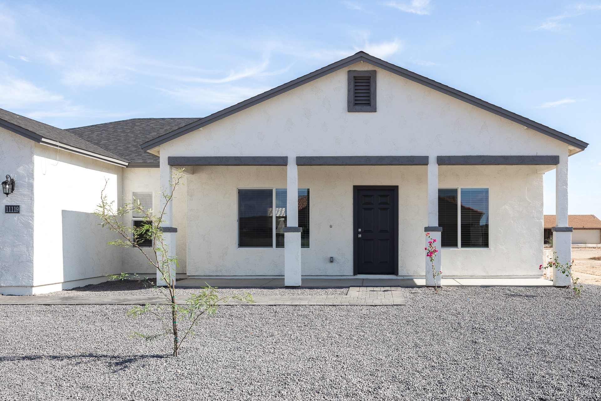 Front porch and exterior of an Azcension home in Arizona City