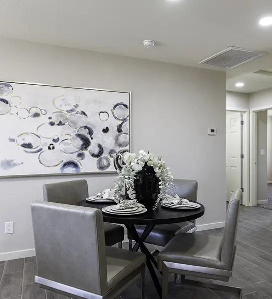 azcension homes affordable financing dining room